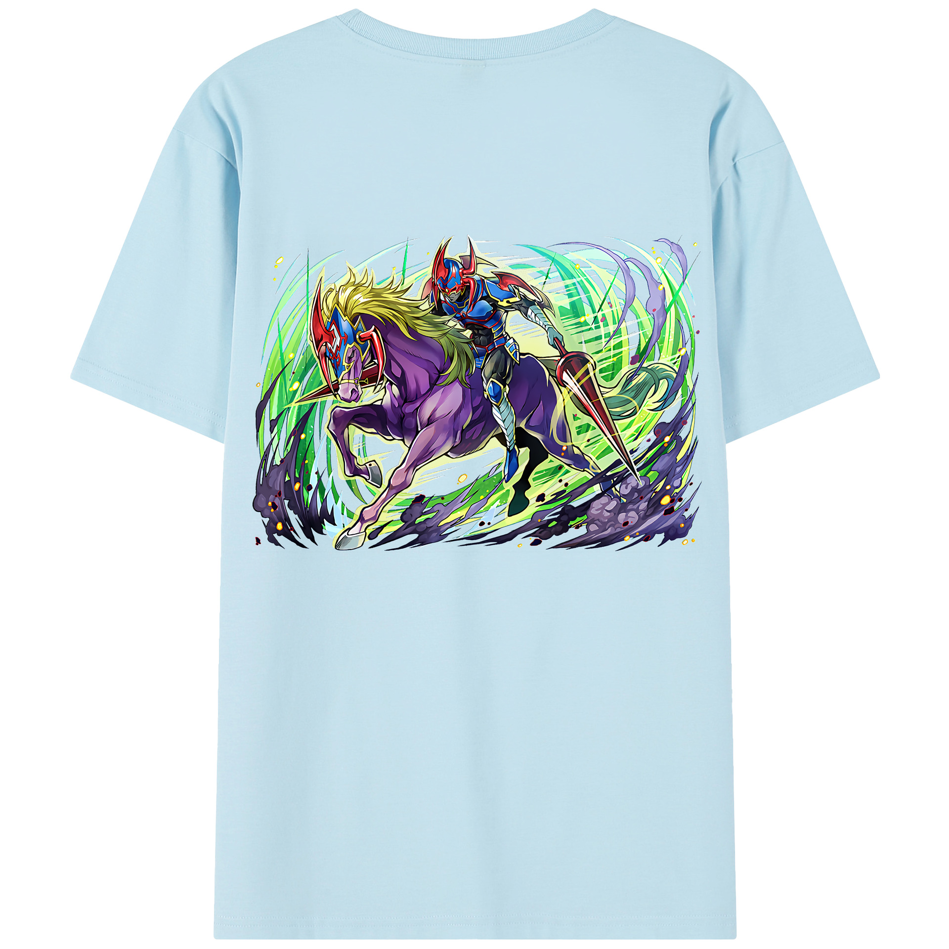 （画像用） 遊☆戯☆王 Yu-Gi-Oh! 綿100％半袖Tシャツ（背面プリント）